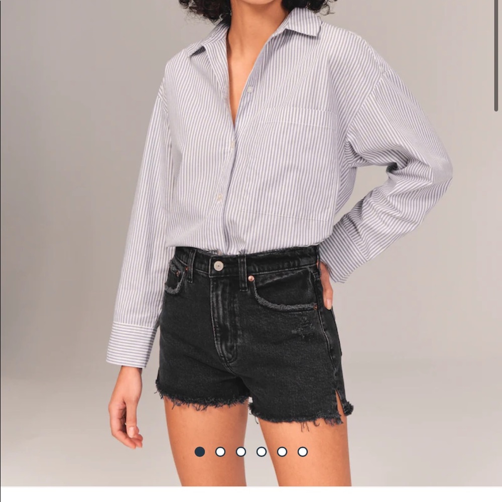 Abercrombie black shorts